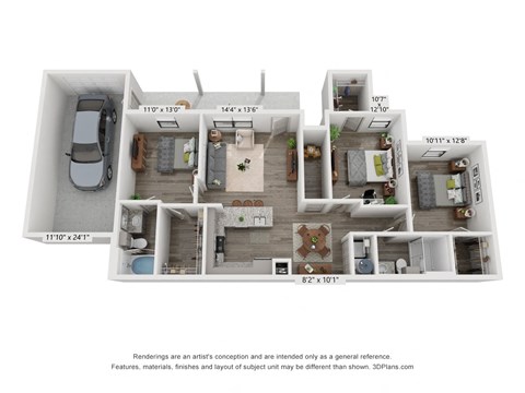 Emerson at Leander C1 G Floor Plan